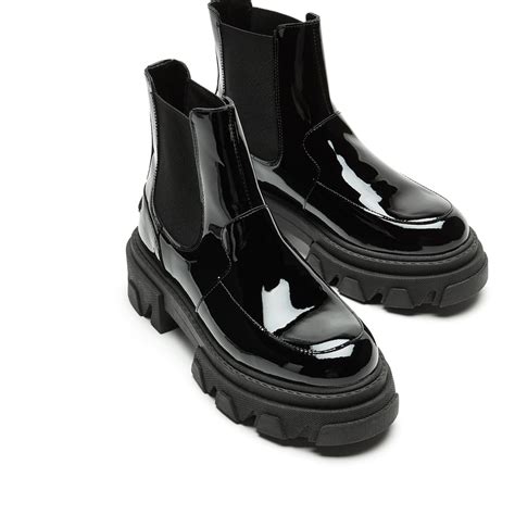 monolith patent leather booties prada|prada monolith boots sale.